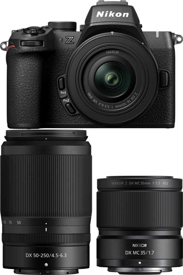 Nikon Z50II + Nikkor DX 16-50mm f3,5-6,3 + 50-250mm + 35mm f1,7 Makro - Dealpreis - nach 150 EUR Nikon Winter-Sofortrabatt-Aktion