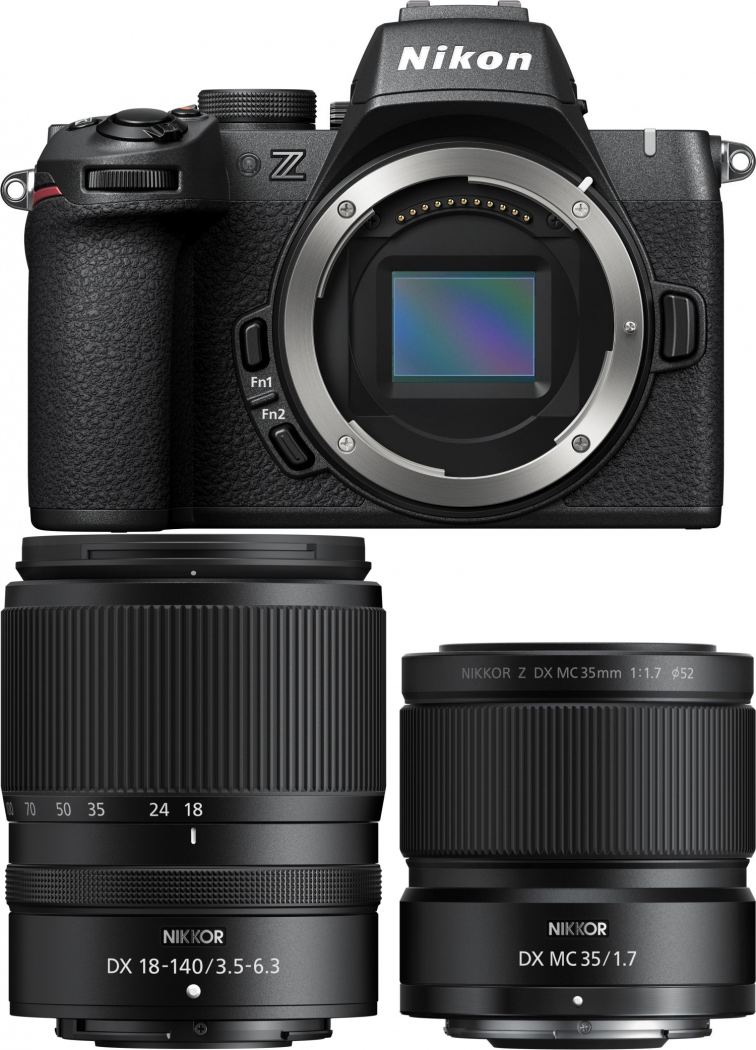 Nikon Z50II + Nikkor Z 18-140mm f3,5-6,3 VR + DX 35m f1,7 Makro - Dealpreis - nach 100 EUR Nikon Winter-Sofortrabatt-Aktion