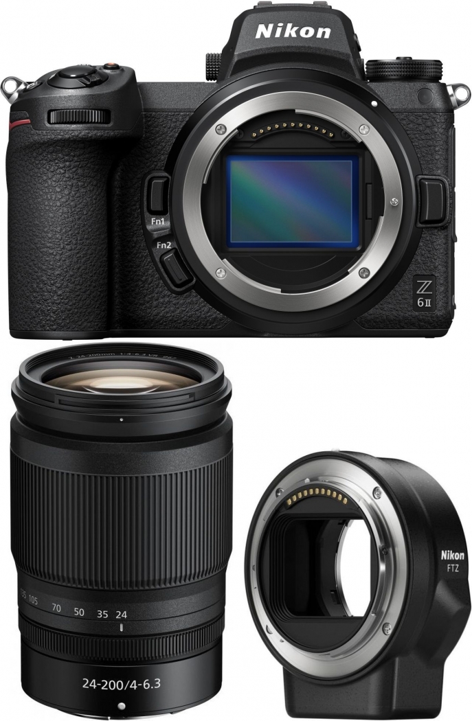 Nikon Z6 II + Z 24-200mm f4-6,3 VR + FTZ Bajonettadapter - nach 500 EUR Nikon Winter-Sofortrabatt-Aktion