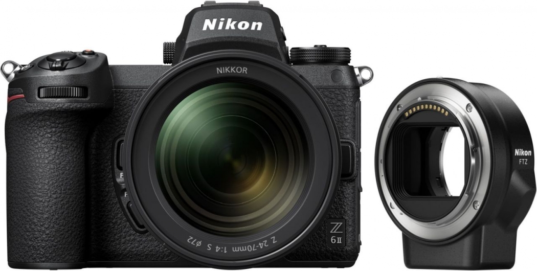 Nikon Z6 II + Z 24-70mm f4 + FTZ Bajonettadapter II - nach 500 EUR Nikon Winter-Sofortrabatt-Aktion