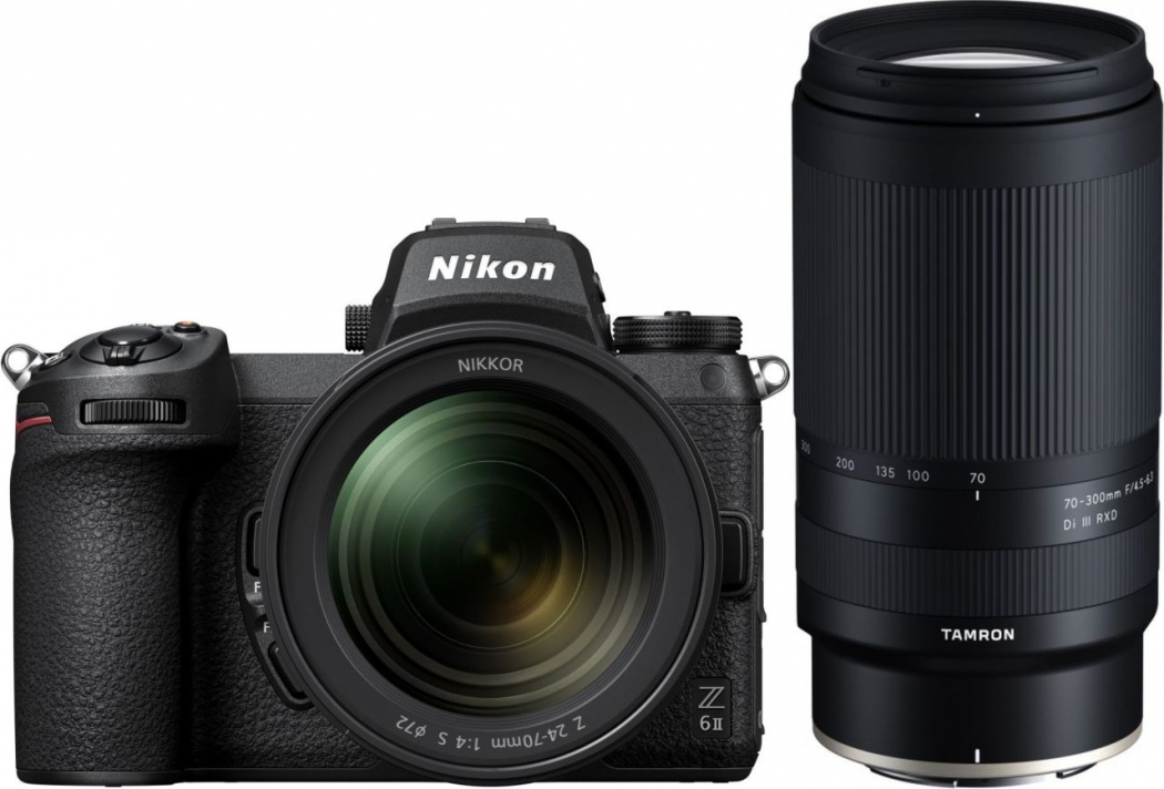 Nikon Z6 II + Z 24-70mm f4 + Tamron 70-300mm f4,5-6,3 - abzgl. 50,00€ Tamron Sofortrabatt-Aktion