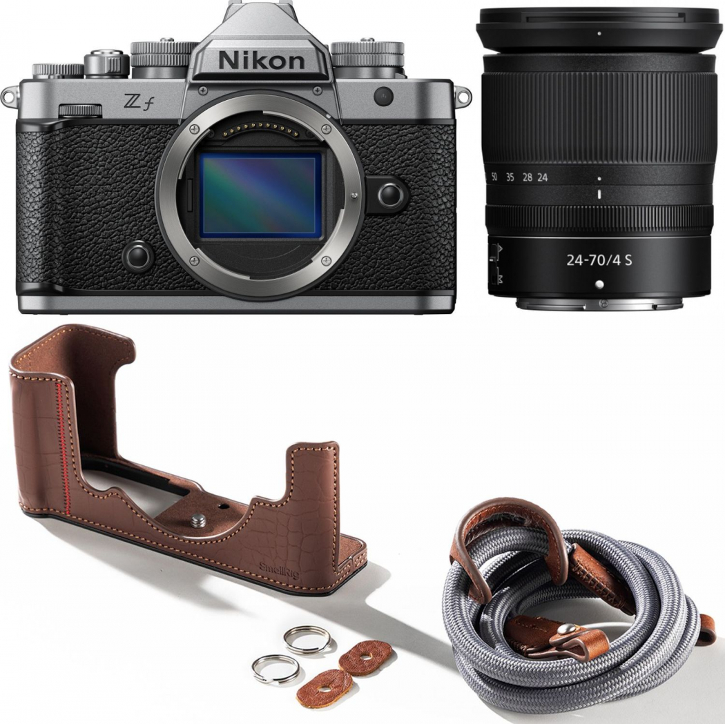 Nikon Zf + 24-70mm f4 S silber + SmallRig Lederetui - nach 500 EUR Nikon Winter-Sofortrabatt-Aktion