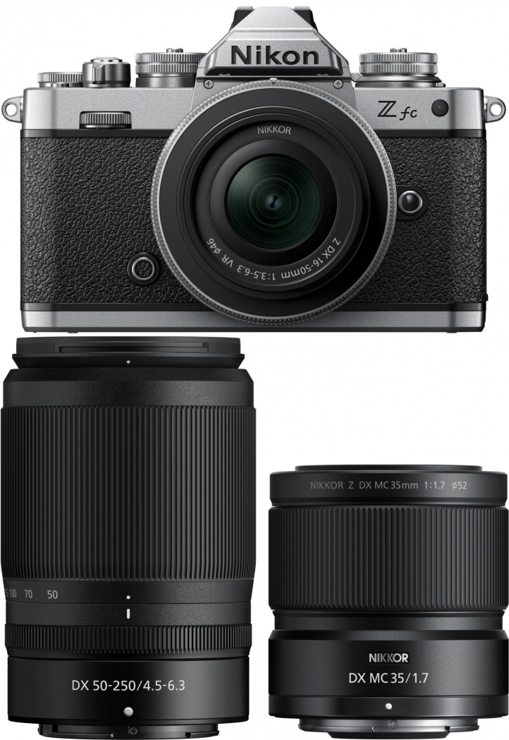 Nikon Zfc + Nikkor Z DX 16-50mm f3,5-6,3 + 50-250mm + 35mm f1,7 Makro - Dealpreis - nach 250 EUR Nikon Winter-Sofortrabatt-Aktion