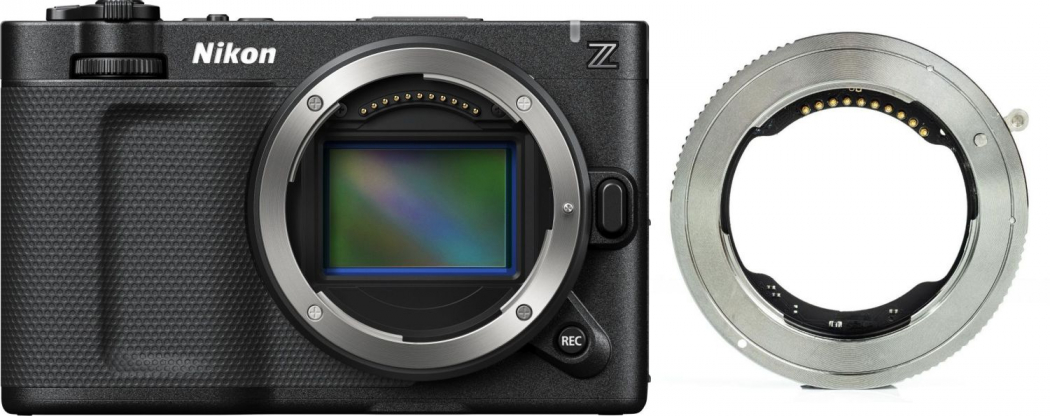 Nikon ZR + TechartPro TZE-02 Sony E an Nikon Z
