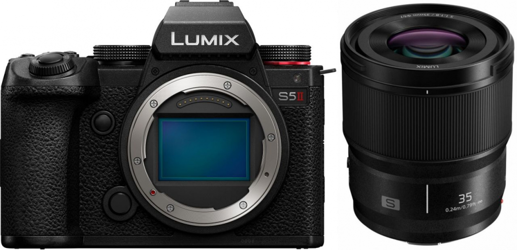 Panasonic DC-S5 II + Lumix S 35mm f1,8 - abzgl. 100,00€ Lumix Cashback Aktion -200,00€ Lumix Objektiv Kombi-Rabatt 2.478,00 Effektivpreis