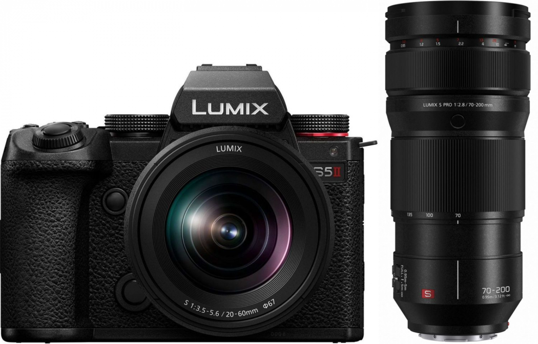 Panasonic DC-S5 II + S 20-60mm + S PRO 70-200 f2,8 OIS - abzgl. 500,00€ Lumix MFT - S - Herbst Aktion - abzgl. 300,00€ Lumix S - Objektiv Herbst Aktion - abzgl. 300,00€ Lumix S WBW Herbst Aktion