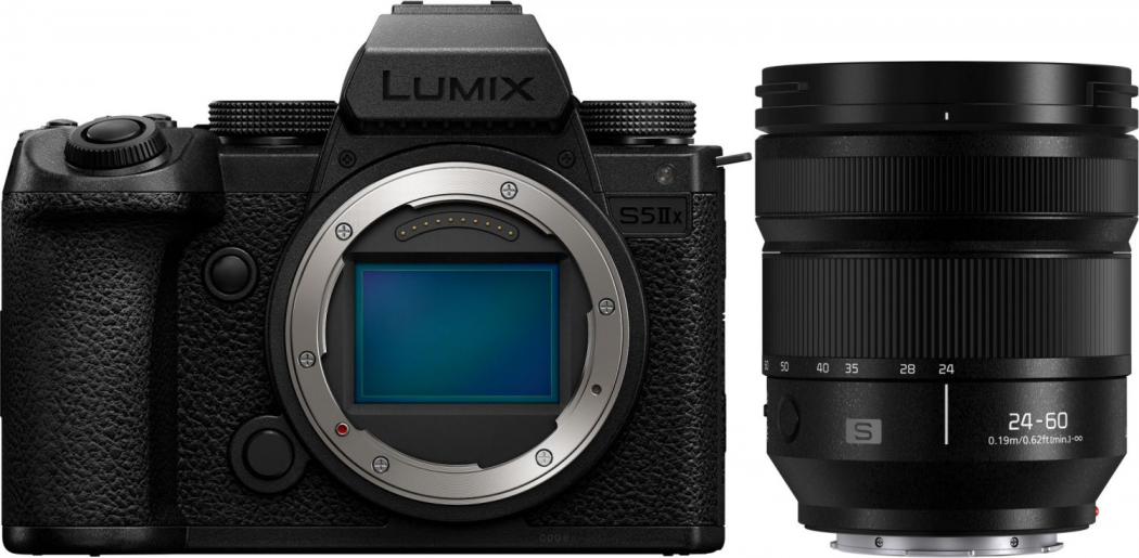 Panasonic DC-S5 II X + Lumix S 24-60mm f2,8 - abzgl. 100,00€ Lumix Cashback Aktion -200,00€ Lumix Objektiv Kombi-Rabatt 2.899,00 Effektivpreis