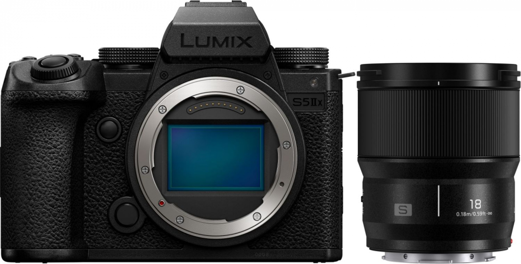 Panasonic DC-S5 II X + Panasonic Lumix S 18mm f1,8 - abzgl. 100,00€ Lumix Cashback Aktion -200,00€ Lumix Objektiv Kombi-Rabatt 3.048,00 Effektivpreis