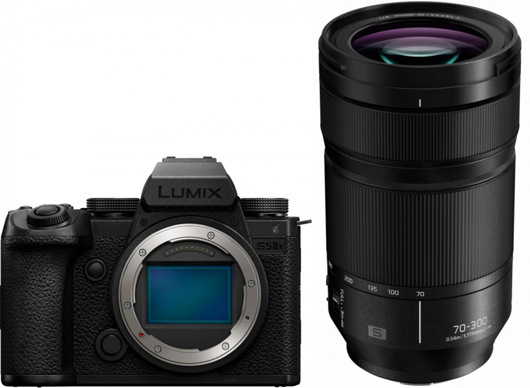 Panasonic DC-S5 II X + Panasonic Lumix S 70-300mm f4,5-5,6 O.I.S - abzgl. 400,00€ Lumix MFT - S - Herbst Aktion - abzgl. 100,00€ Lumix S - Objektiv Herbst Aktion - abzgl. 100,00€ Lumix S WBW Herbst Aktion