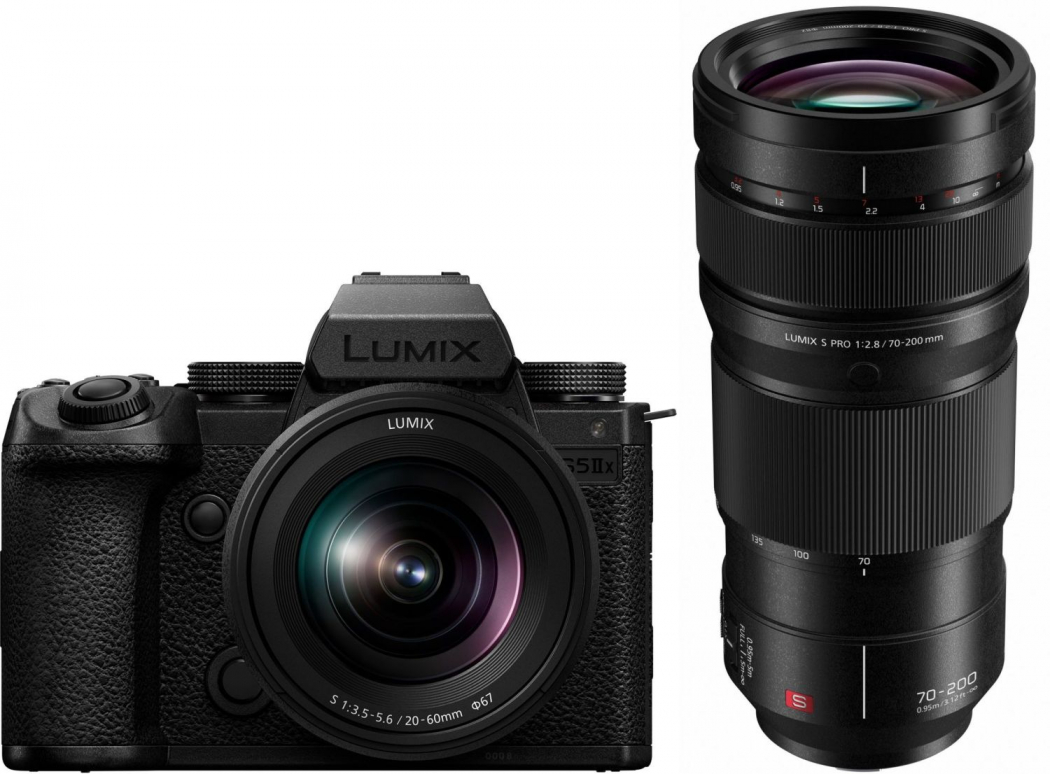 Panasonic DC-S5 IIX +S 20-60mm f3,5-5,6 +Lumix S Pro 70-200mm f2.8 - abzgl. 500,00€ Lumix MFT - S - Herbst Aktion - abzgl. 300,00€ Lumix S - Objektiv Herbst Aktion - abzgl. 300,00€ Lumix S WBW Herbst Aktion