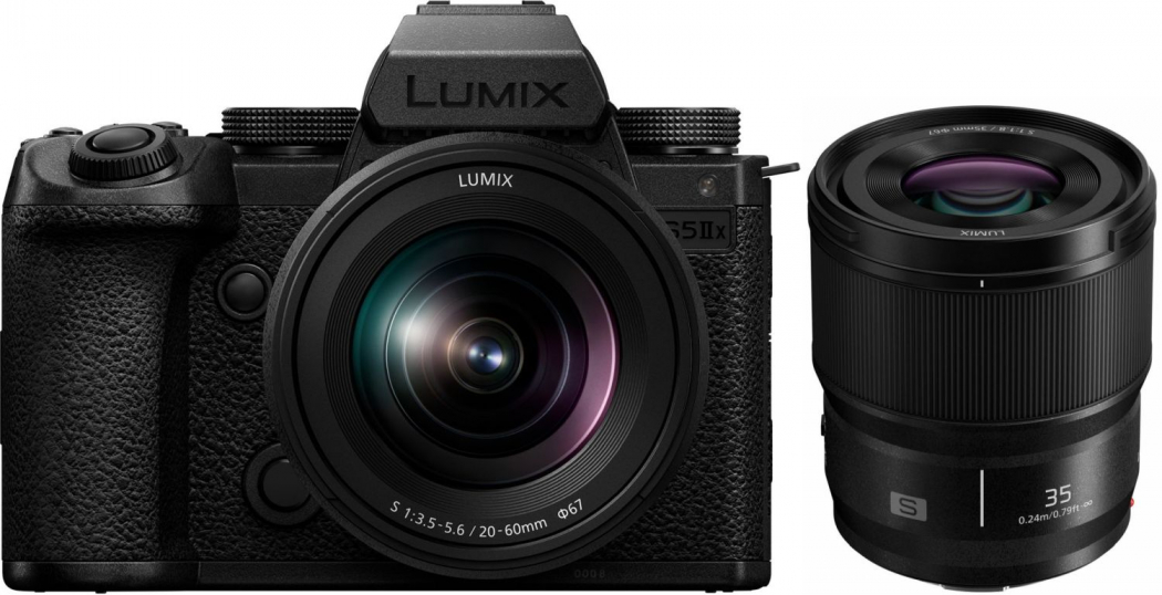 Panasonic DC-S5 IIX + S 20-60mm f3,5-5,6 +S 35mm f1,8 - abzgl. 100,00€ Lumix Cashback Aktion -200,00€ Lumix Objektiv Kombi-Rabatt 2.899,00 Effektivpreis
