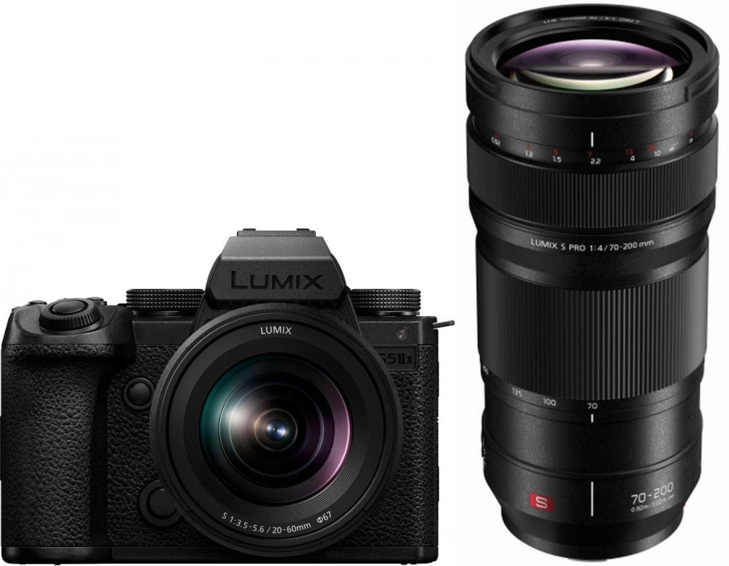 Panasonic DC-S5 IIX + S 20-60mm f3,5-5,6 + S PRO 70-200mm F4 O.I.S. - abzgl. 500,00€ Lumix MFT - S - Herbst Aktion - abzgl. 150,00€ Lumix S - Objektiv Herbst Aktion - abzgl. 150,00€ Lumix S WBW Herbst Aktion