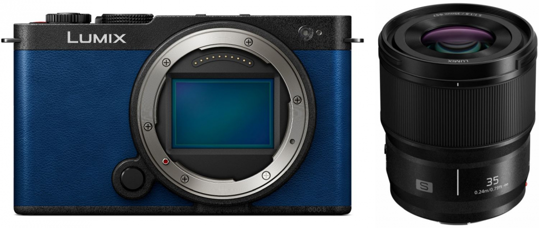 Panasonic DC-S9 Gehäuse blau + Lumix S 35mm f1,8 - abzgl. 500,00€ Lumix MFT - S - Herbst Aktion - abzgl. 100,00€ Lumix S - Objektiv Herbst Aktion