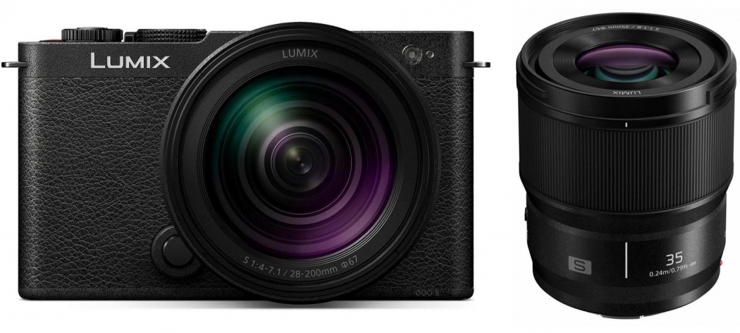 Panasonic DC-S9 + Lumix S 28-200mm f4-7,1 Makro + Lumix S 35mm f1,8 - abzgl. 200,00€ Lumix Objektiv Kombi-Rabatt