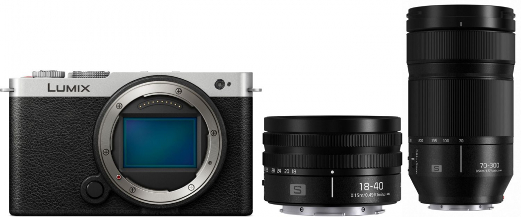 Panasonic DC-S9 silber/schwarz + 18-40mm + 70-300mm - abzgl. 600,00€ Lumix MFT - S - Herbst Aktion - abzgl. 100,00€ Lumix S - Objektiv Herbst Aktion