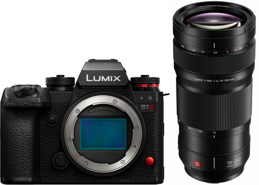Panasonic Lumix DC-S1II + S PRO 70-200mm f4 O.I.S. - abzgl. 150,00€ Lumix S - Objektiv Herbst Aktion - abzgl. 150,00€ Lumix S WBW Herbst Aktion