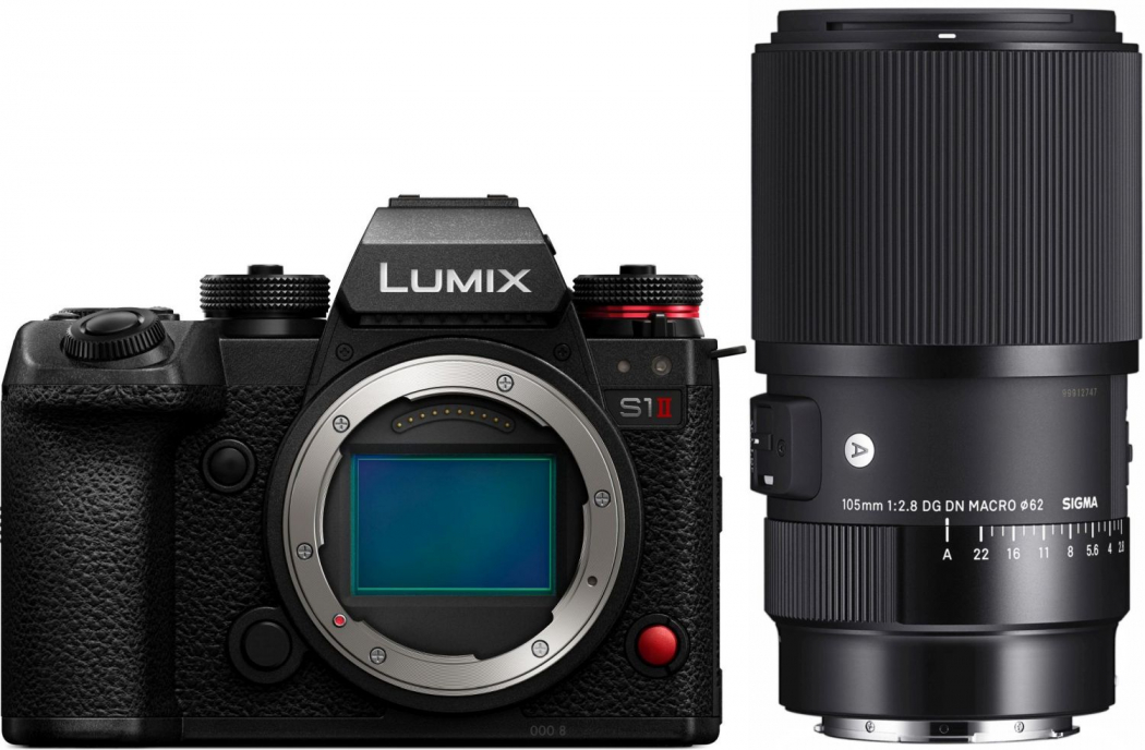 Panasonic Lumix DC-S1 II + Sigma 105mm f2,8 DG DN Macro (A) L-Mount - abzgl. 300,00€ Lumix X-Mas Sofortrabatt Aktion