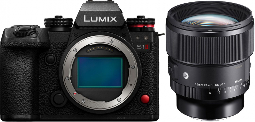 Panasonic Lumix DC-S1 II + Sigma 85mm f1,4 DG DN (A) L-Mount - abzgl. 300,00€ Lumix X-Mas Sofortrabatt Aktion