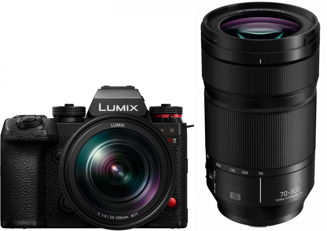 Panasonic Lumix DC-S1RII + S 24-105mm f4 + S 70-300mm f4,5-5,6 O.I.S - nach 100 EUR Panasonic Lumix S - Objektiv Herbst Aktion - nach 100 EUR Panasonic Lumix S WBW Herbst Aktion