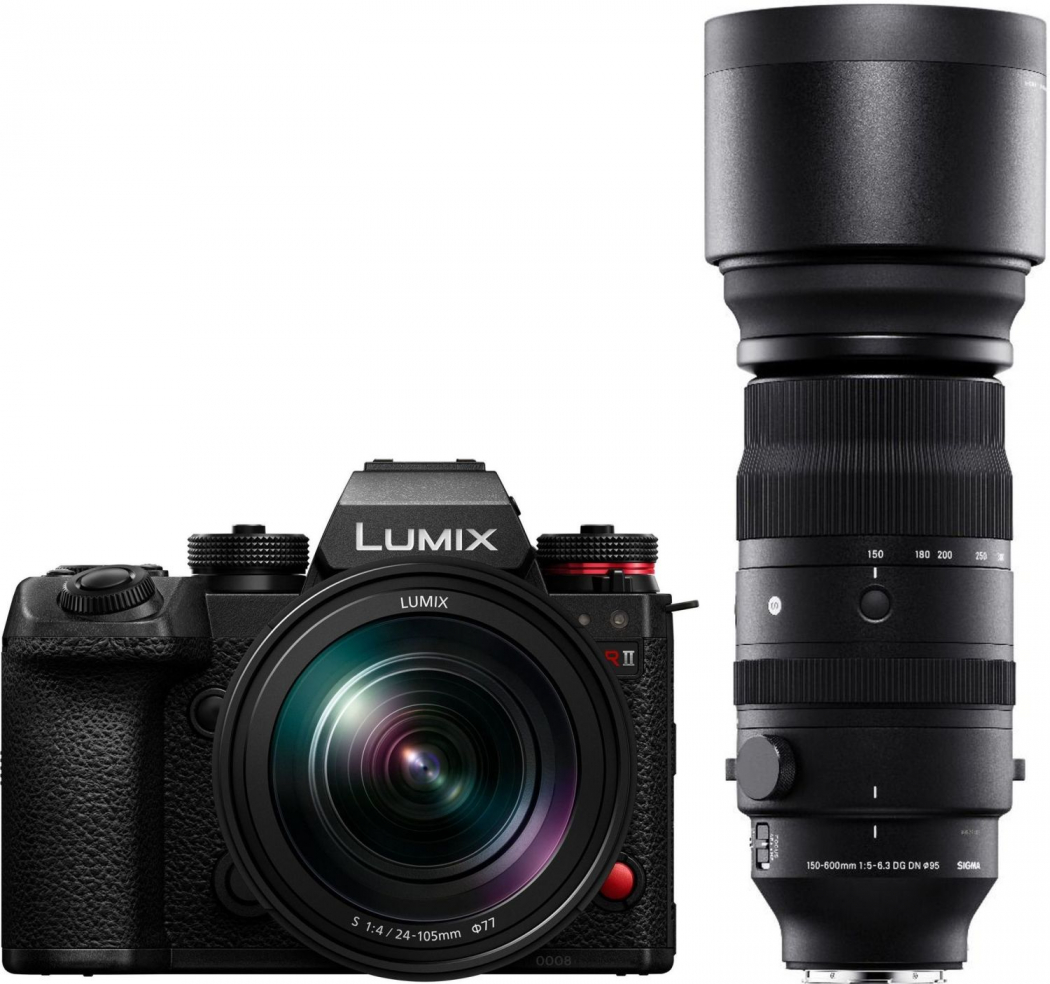 Panasonic Lumix DC-S1RII + S 24-105mm f4 + Sigma 150-600mm f5-6,3 L-Mo - abzgl. 500,00€ Lumix X-Mas Sofortrabatt Aktion