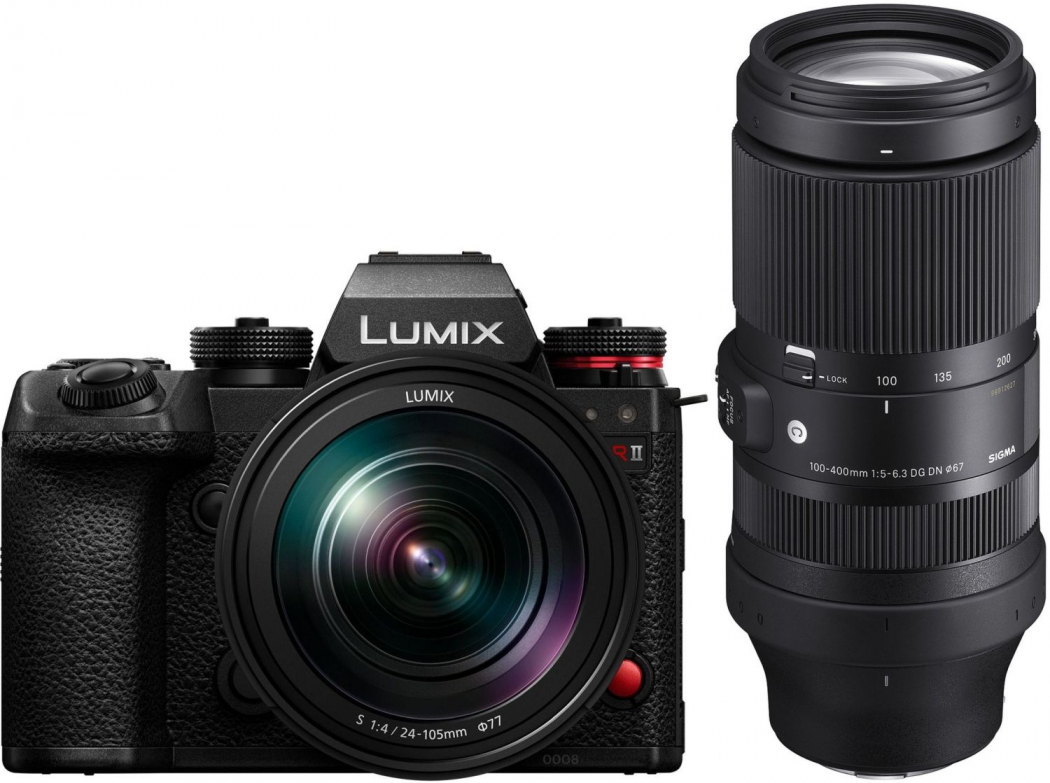 Panasonic Lumix DC-S1RII+S 24-105mm f4 + Sigma 100-400mm f5,0-6,3 L-Mo - abzgl. 500,00€ Lumix X-Mas Sofortrabatt Aktion