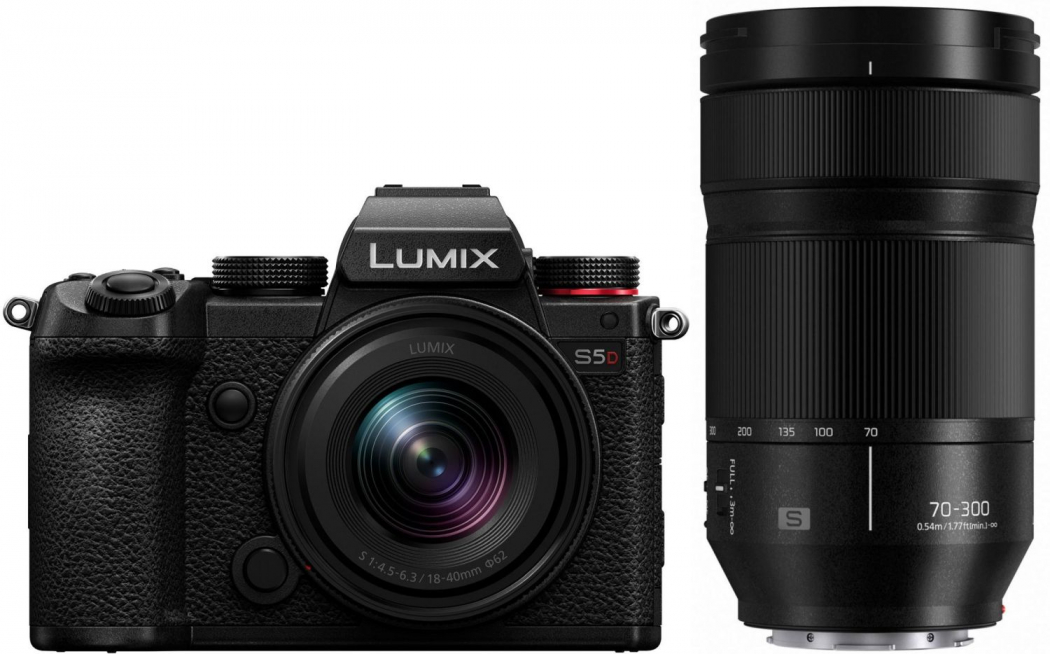 Panasonic Lumix DC-S5D + S 18-40mm + S 70-300mm f4,5-5,6 O.I.S - nach 100 EUR Panasonic Lumix S - Objektiv Herbst Aktion - nach 800 EUR Panasonic Lumix X-Mas Sofortrabatt Aktion