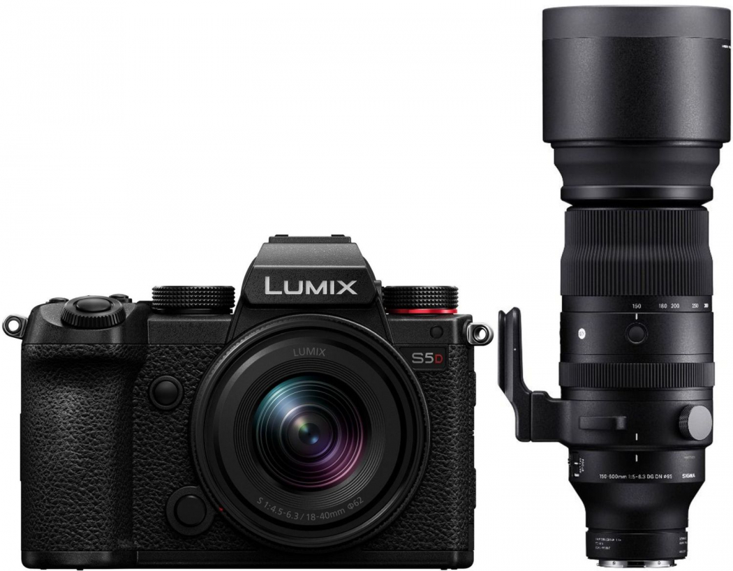 Panasonic Lumix DC-S5D+S 18-40mm f4,5-6,3+Sigma 150-600mm f5-6,3 S L-M - abzgl. 800,00€ Lumix MFT - S - Herbst Aktion