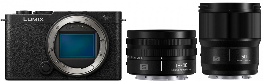 Panasonic Lumix DC-S9 schwarz + S 18-40mm f4,5-6,3 + Lumix S 50mm f1,8 - nach 600 EUR Panasonic Lumix MFT - S - Herbst Aktion