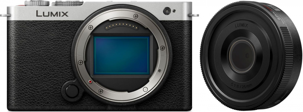Panasonic Lumix DC-S9 silber/schwarz + Lumix S 26mm f8 - nach 500 EUR Panasonic Lumix MFT - S - Herbst Aktion