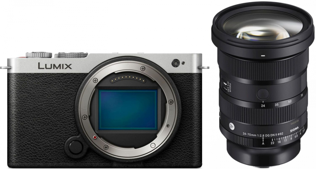 Panasonic Lumix DC-S9 silber/schwarz + Sigma 24-70 II f2,8 - abzgl. 500,00€ Lumix MFT - S - Herbst Aktion