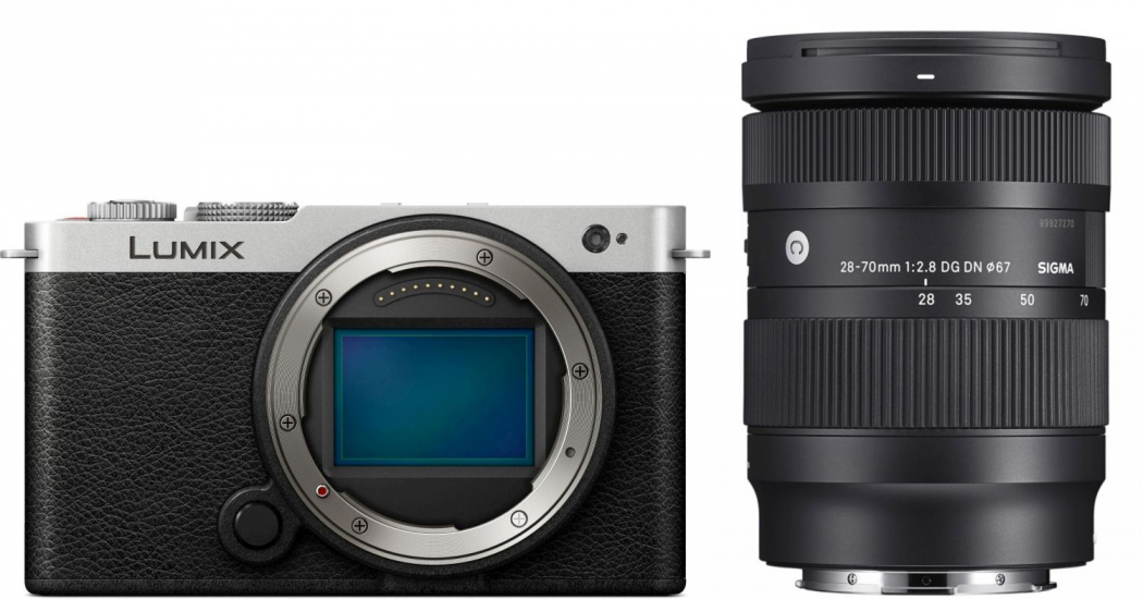 Panasonic Lumix DC-S9 silber/schwarz + Sigma 28-70mm f2,8 - abzgl. 500,00€ Lumix MFT - S - Herbst Aktion