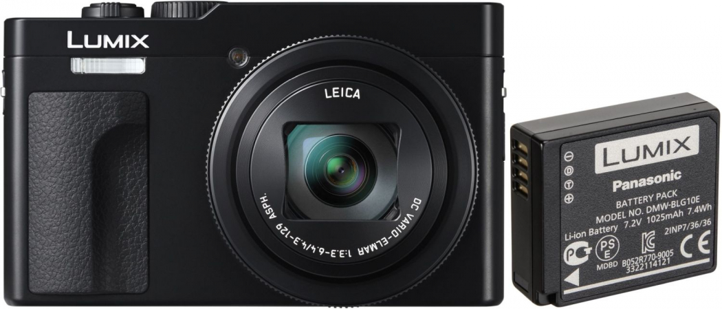 Panasonic Lumix DC-TZ99 schwarz + DMW-BLG10