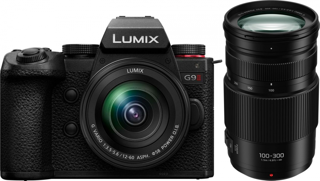 Panasonic Lumix G9 II +12-60mm + Lumix G Vario 100-300mm f4.0-5.6 II - abzgl. 300,00€ Lumix MFT - S - Herbst Aktion