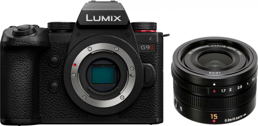 Panasonic Lumix G9 II Gehäuse + Leica DG Summilux 15mm f1-1,7 - abzgl. 300,00€ Lumix MFT - S - Herbst Aktion