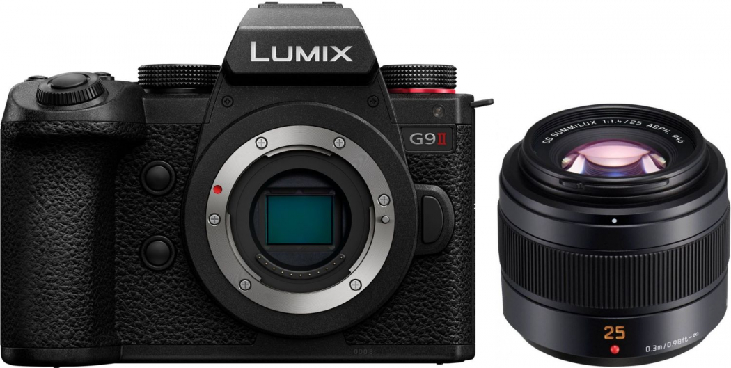 Panasonic Lumix G9 II Gehäuse + Leica DG Summilux 25mm f1,4 II ASPH. - abzgl. 300,00€ Lumix MFT - S - Herbst Aktion