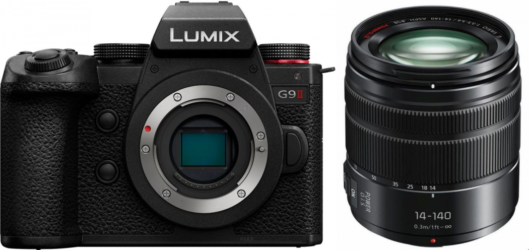 Panasonic Lumix G9 II Gehäuse + Lumix G Vario 14-140mm f3,5-5,6 II OIS - abzgl. 300,00€ Lumix MFT - S - Herbst Aktion