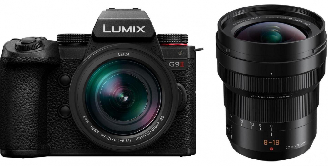 Panasonic Lumix G9 II+Leica 12-60mm f2,8-4,0+Leica Vario 8-18mm f2,8-4 - abzgl. 100,00€ Lumix Cashback Aktion