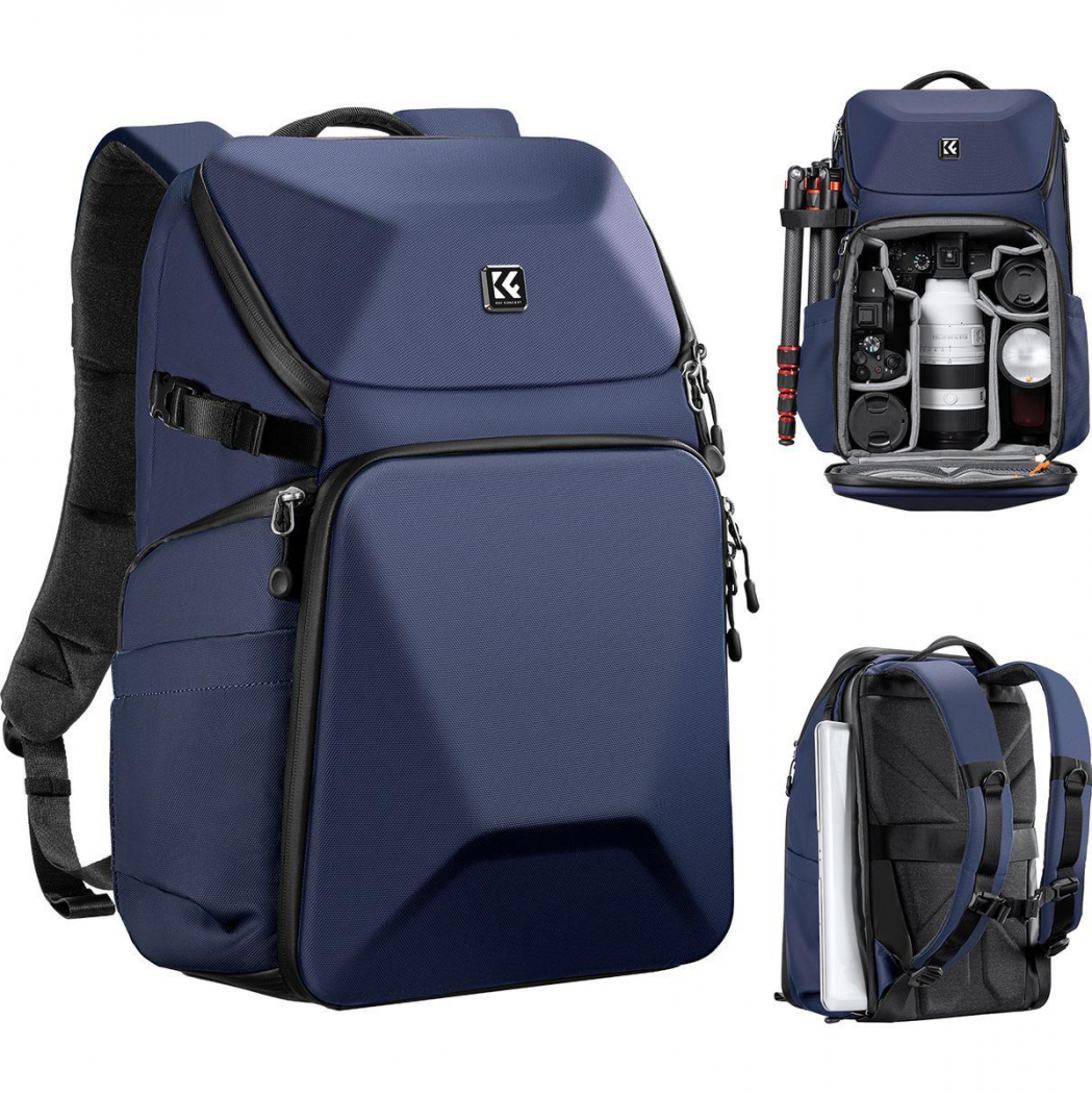K&F Concept Kamera Rucksack 20L blau