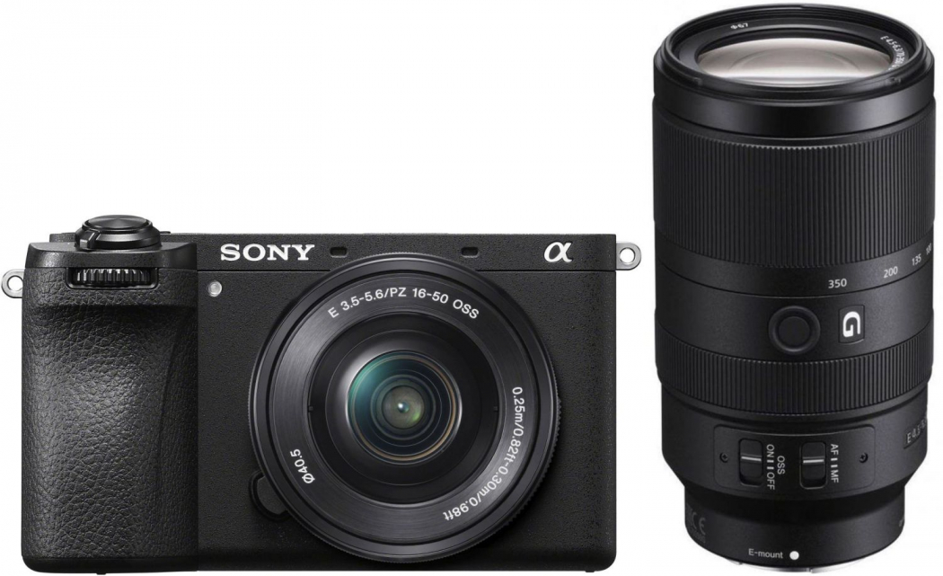 Sony Alpha ILCE-6700 + 16-50mm + 70-350mm - abzgl. 50,00€ Wildlife Objektiv-Rabatt - abzgl. 100,00€ Winter Cashback - abzgl. 100,00€ Welcome to Alpha-Bonus