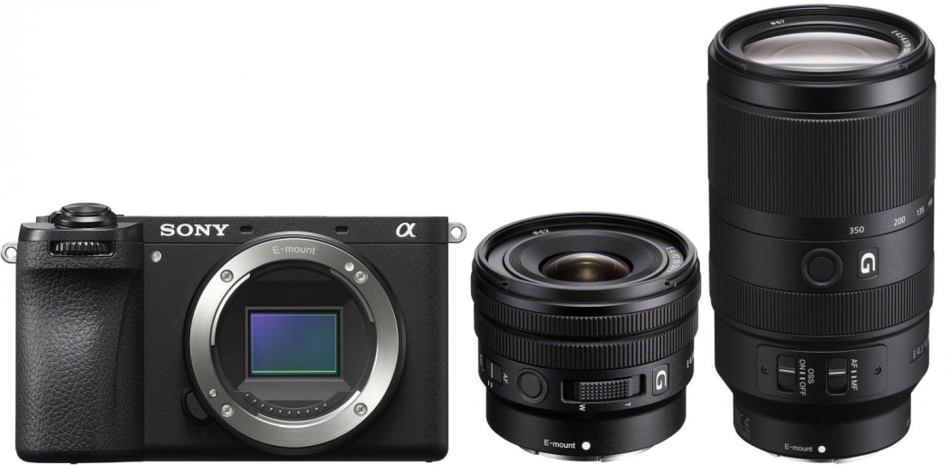 Sony Alpha ILCE-6700 + PZ 10-20mm f4 G + 70-350mm f4,5-6,3 G OSS - abzgl. 100,00€ Winter Cashback - abzgl. 100,00€ Welcome to Alpha-Bonus
