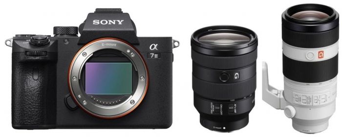 Sony Alpha ILCE-7 III (ILCE7M3) + SEL 24-105mm f4,0 + FE 100-400mm OSS - abzgl. 300,00€ Winter Cashback