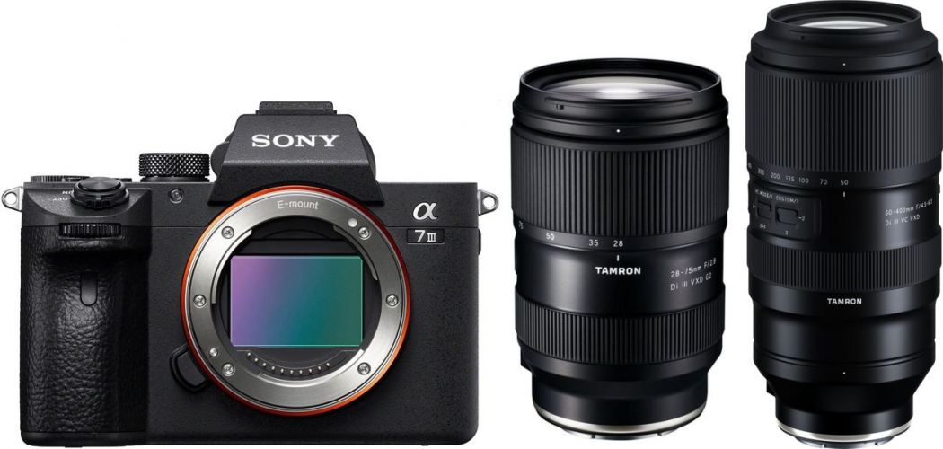Sony Alpha ILCE-7 III + Tamron 28-75mm f2,8 + Tamron 50-400mm f4,5-6,3 - Dealpreis - nach 300 EUR Tamron Sofortrabatt-Aktion