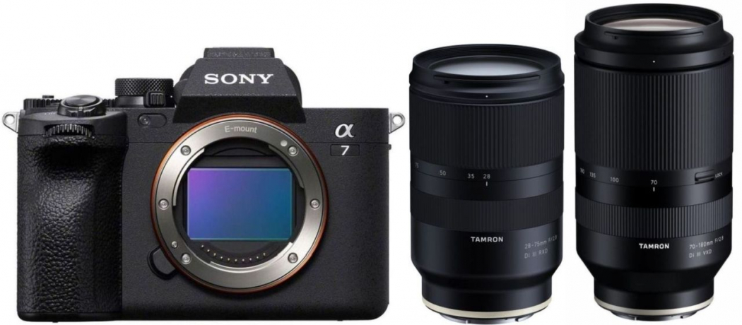 Sony Alpha ILCE-7 IV + Tamron 28-75mm + 70-180mm - abzgl. 150,00€ Winter Cashback