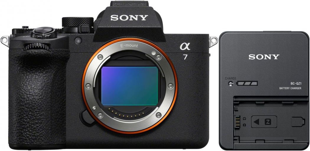 Sony Alpha ILCE-7 V + Sony Ladegerät BC-QZ1