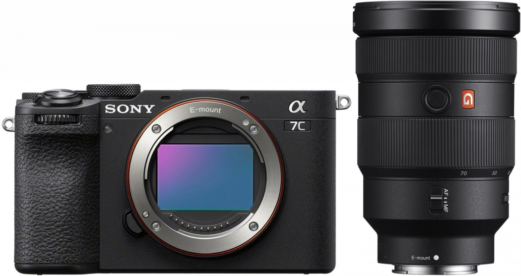 Sony Alpha ILCE-7C II Gehäuse schwarz + Sony FE 24-70mm 2,8 GM - abzgl. 300,00€ Winter Cashback - abzgl. 100,00€ Welcome to Alpha-Bonus