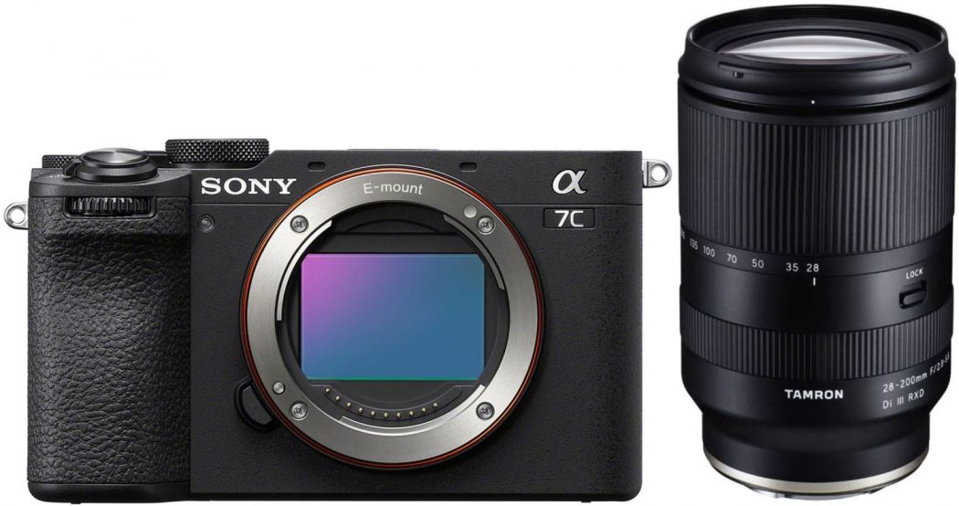 Sony Alpha ILCE-7C II Gehäuse schwarz +Tamron 28-200mm f2,8-5,6 - abzgl. 100,00€ Winter Cashback