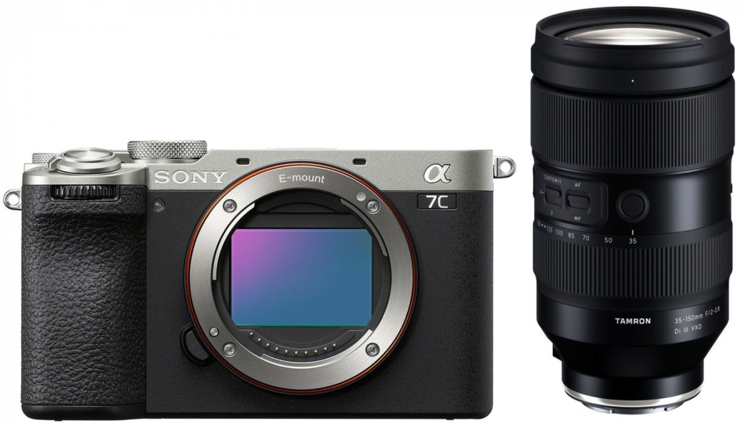 Sony Alpha ILCE-7C II Gehäuse silber + Tamron 35-150 f2-2,8 - abzgl. 100,00€ Winter Cashback