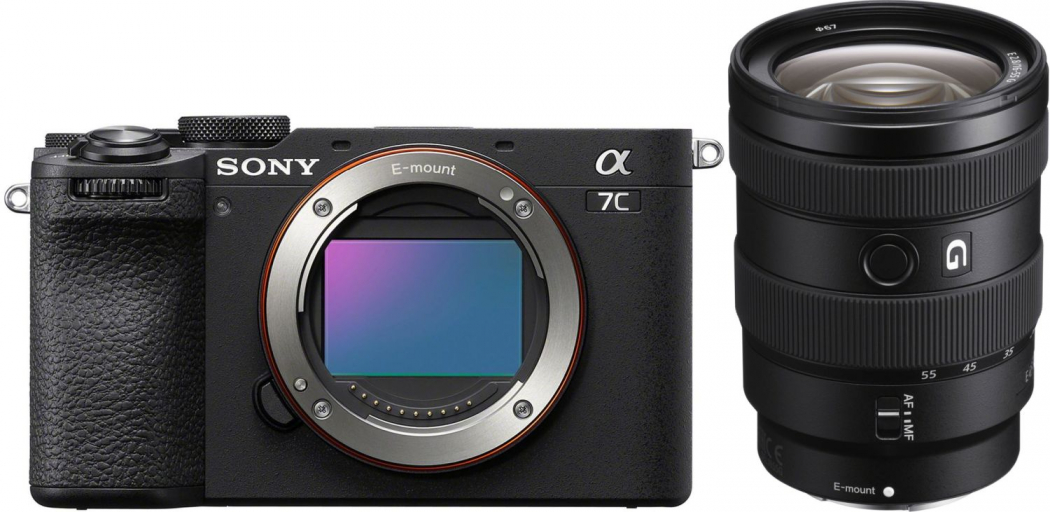 Sony Alpha ILCE-7C II schwarz + Sony SEL 16-55mm f2.8 G - abzgl. 200,00€ Winter Cashback - abzgl. 100,00€ Kombirabatt - abzgl. 100,00€ Welcome to Alpha-Bonus
