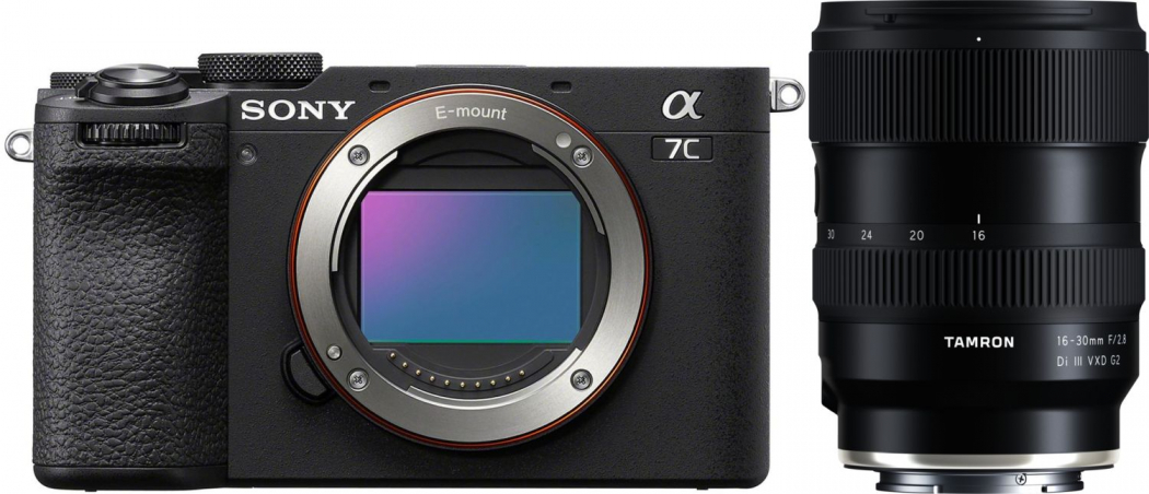 Sony Alpha ILCE-7C II schwarz +Tamron 16-30mm f2,8 Di III VXD G2 - abzgl. 100,00€ Winter Cashback