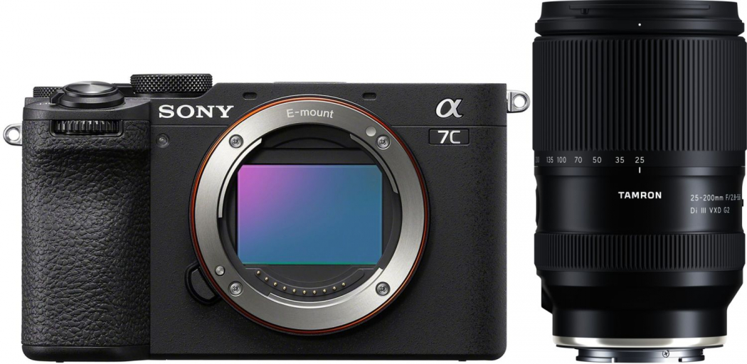 Sony Alpha ILCE-7C II schwarz + Tamron 25-200mm f2,8-5,6 Di III VXD G2 - abzgl. 100,00€ Winter Cashback